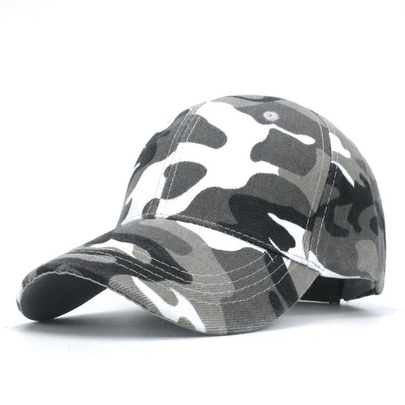 Men Women Summer Cotton Camouflage Printed Baseball Caps Sunhat Outdoor Unisex Sports Adjustable Snapback Anti-Uv Hat Visors