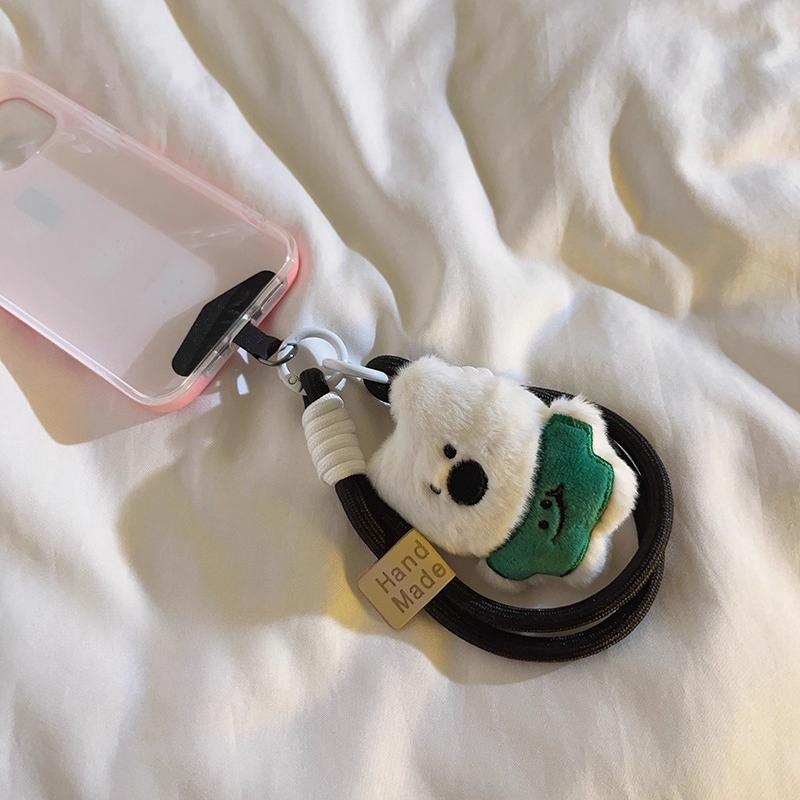 Trendy Cute Cartoon Big Nose Puppy - Braided DIY Charm, Wrist Strap for Phone Cases/Keys, Adorable Accessory