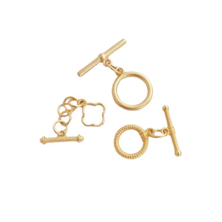 Vietnam Sajin Color-Retentive Clover OT Buckle for Handmade DIY Jewelry