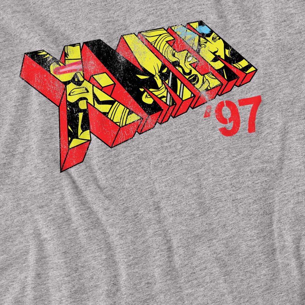 Marvel Unisex Adult X-Men 97 Comic Logo T-Shirt