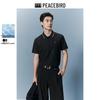 Peacebird Men's Wanxin Co-branded 60-Count Waffle Polo Shirt