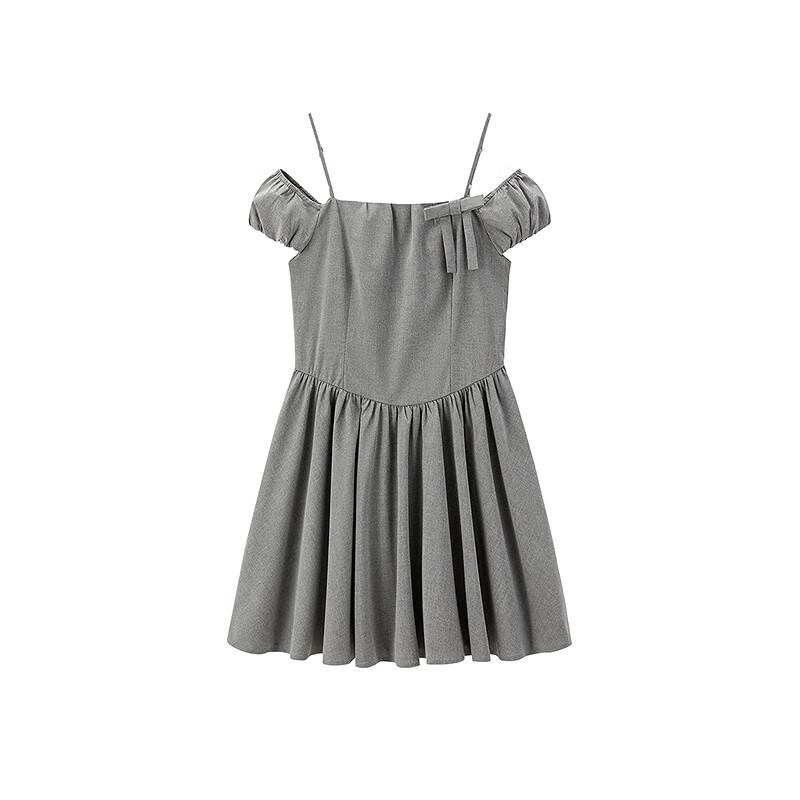 Ledin Bowknot Strap Mini Dress M