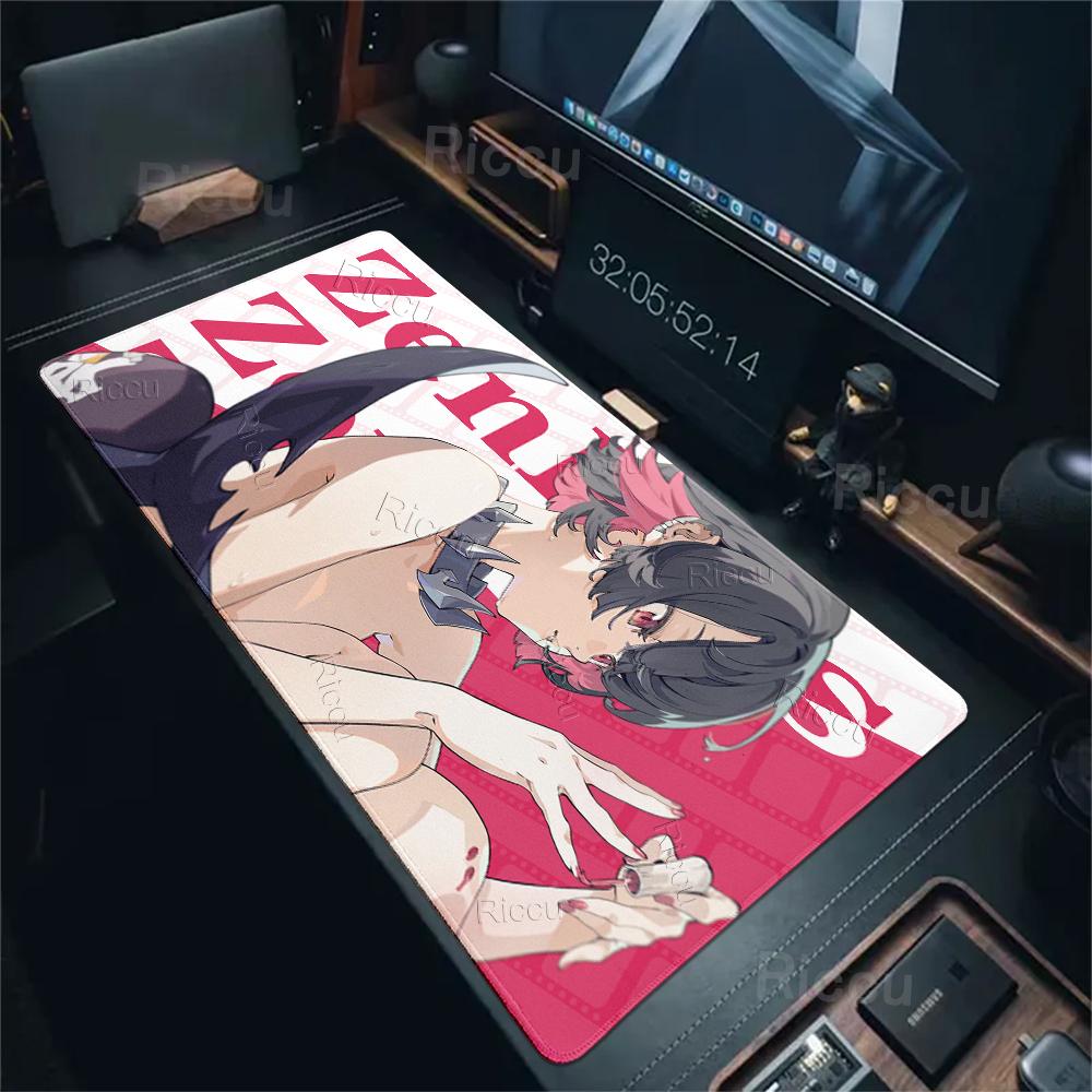 ZZZ Gaming Hoshimi Miyabi Ye Shunguang Mousepad Evelyn Ellen Zenless Zone Zero Pattern Keyboard Office Desk Anime Girls Tablemat