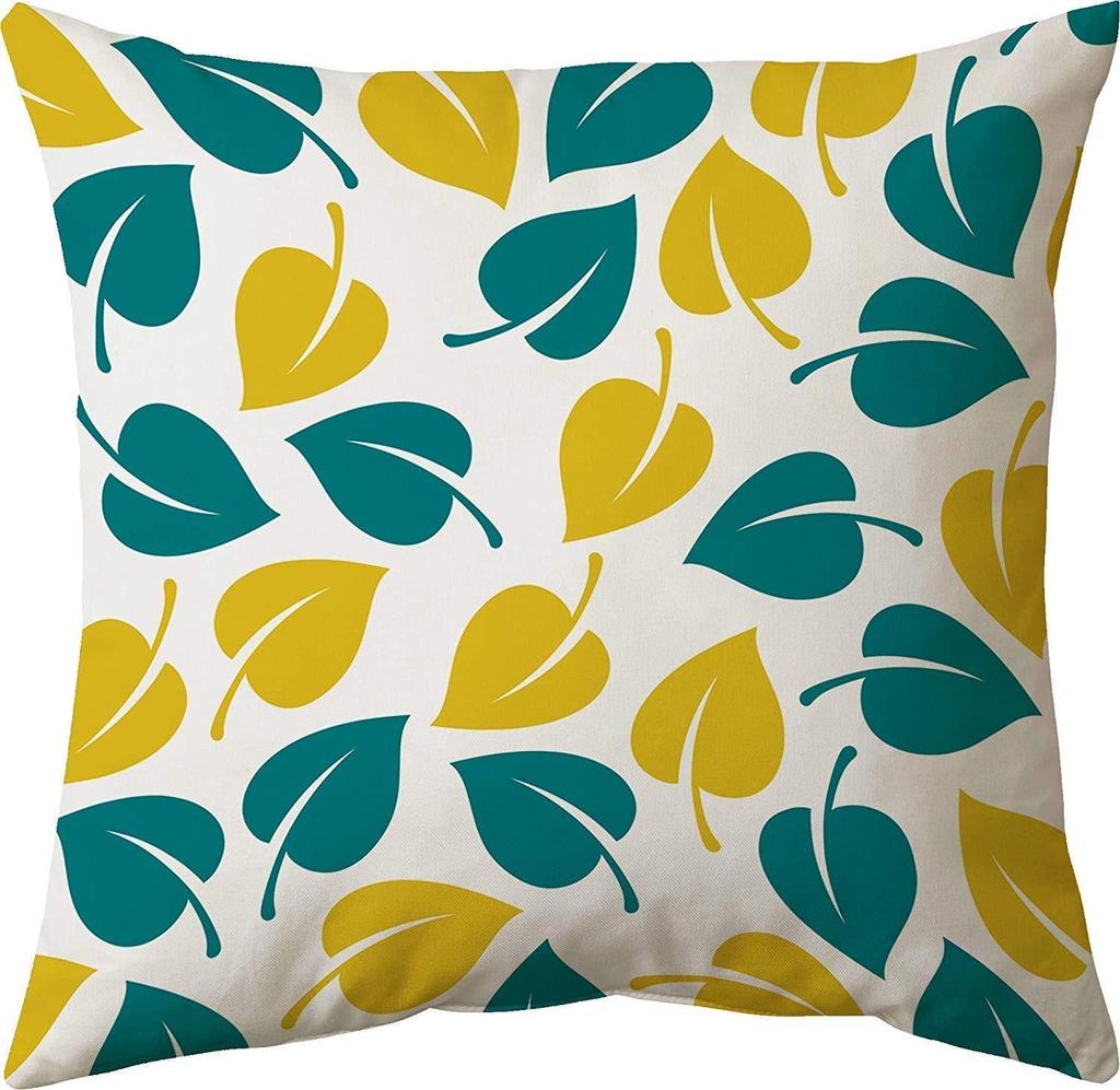 Set of 5 Multicolor Decorative Hand Made Jute Cushion Covers - CC14 - (12 Inch X 12 Inch)