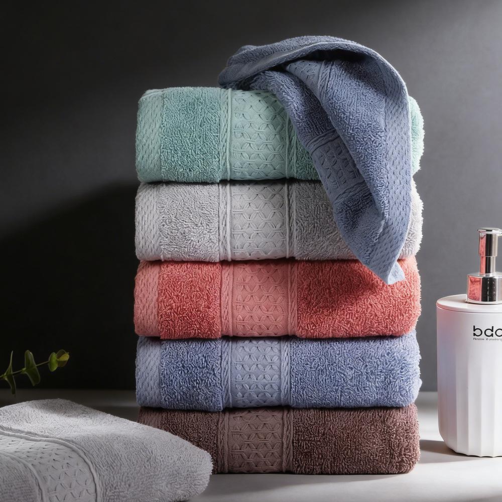 100% Cotton Class A Absorbent Lint-Free Towel for Face Washing and Bathing - Ideal Adult Gift