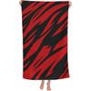 Paski Tygrysa czerwone i czarne Ręczniki plażowe Duże Miękkie Bardzo chłonne Szybkoschnące Ręczniki kąpielowe Ręczniki basenowe Ręczniki plażowe podróżne dla dzieci i dorosłych