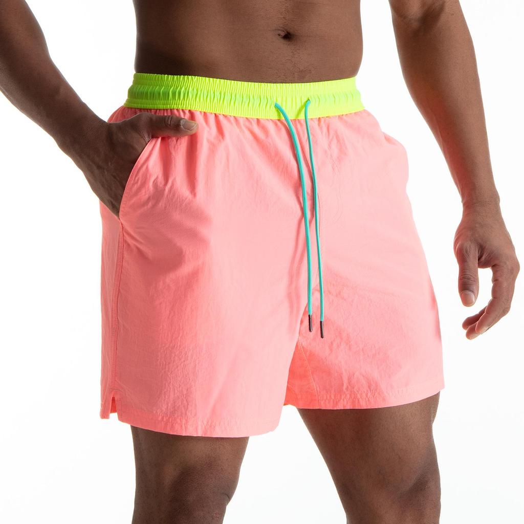 Men's Summer Beach Shorts: Waterproof, Double-Layer, Plus Size, Casual, Quarter-Length Swim Trunks