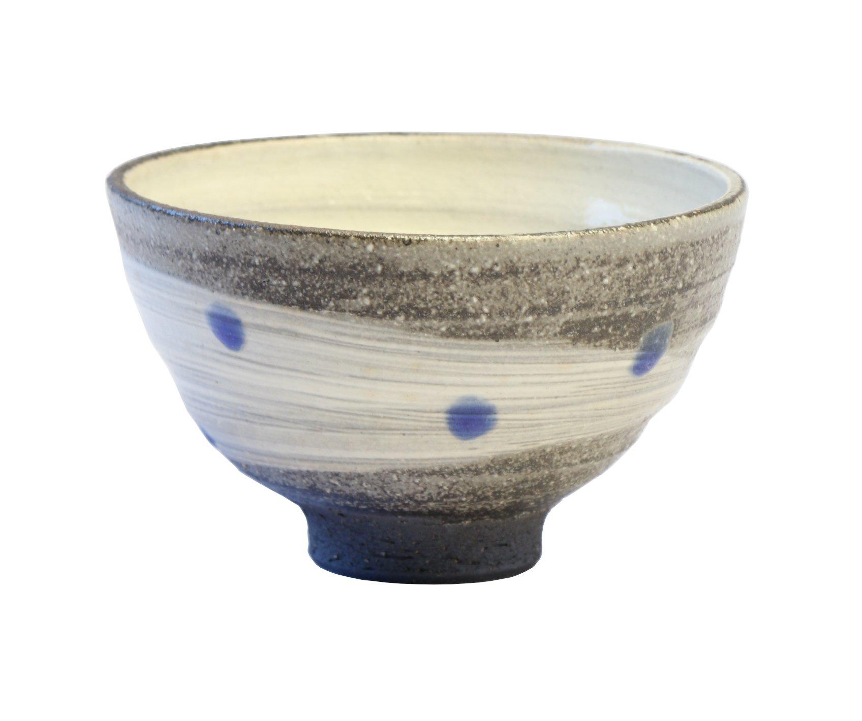 

Tori Milky Way Rice Bowl Shigaraki Ware (Blue) W910-01 синій