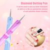 4 Pcs French Brush for Nails with Dotting Tool, Gel Acrylic Brush for Nail Detailed Designs, Two Way DIY Gel Nail Brushes Professional Manicure