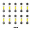 10Pcs31mm 36mm 39mm 41mm C5W C10W LED Bulb Canbus Festoon Auto White Led Car Interior Light Dome Reading License Plate Lamp 12V