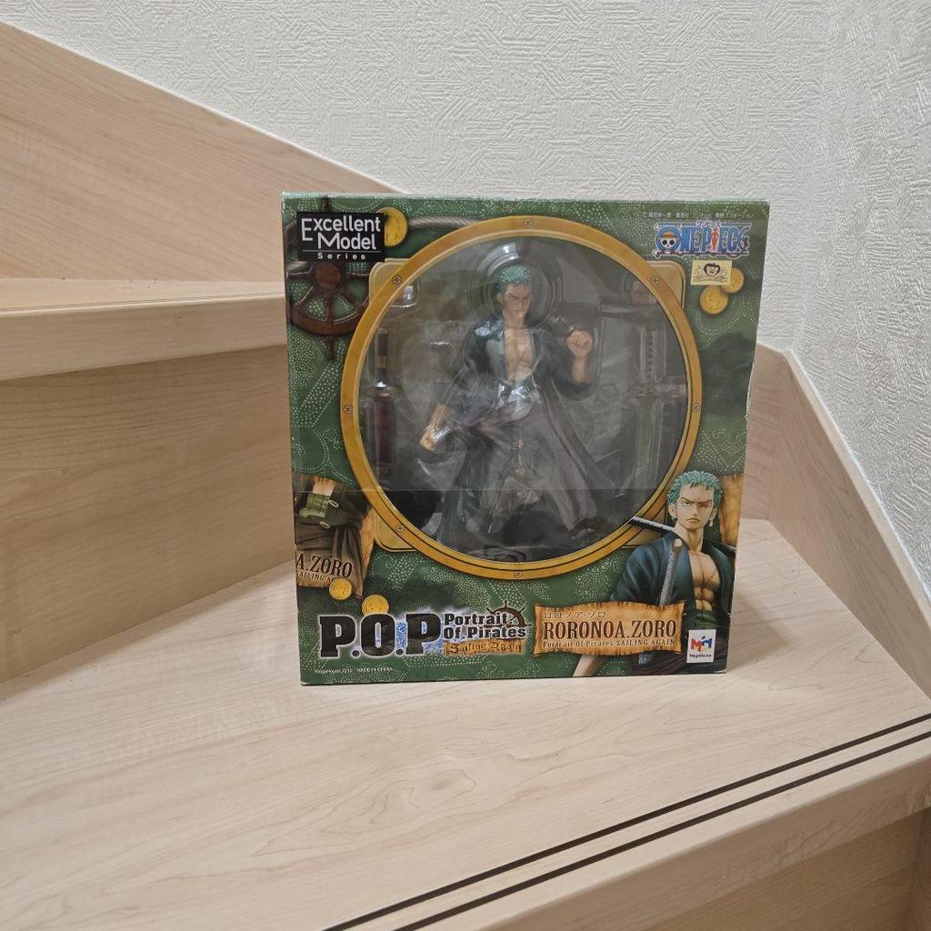 [USED] P.O.P Roronoa Zoro Figure One Piece