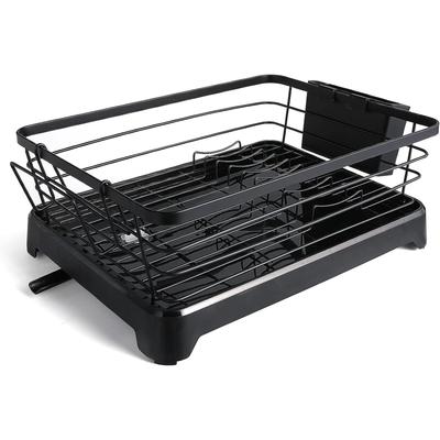 Sikobin Dish Dish Dish Stainless Sink Side Automatic Water Tray Chopstick Cutting Board Stand Natural Easy Large Width 39 X Height 10 X Depth Cm