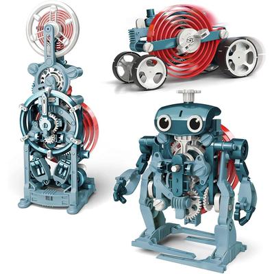 Zengai Robotime Wind-Up Assembly Robot Toy Educational STEM Building Kit
