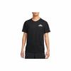 Nike Printed Letter Crew Neck Casual Short Sleeve T-Shirt for Men Black
