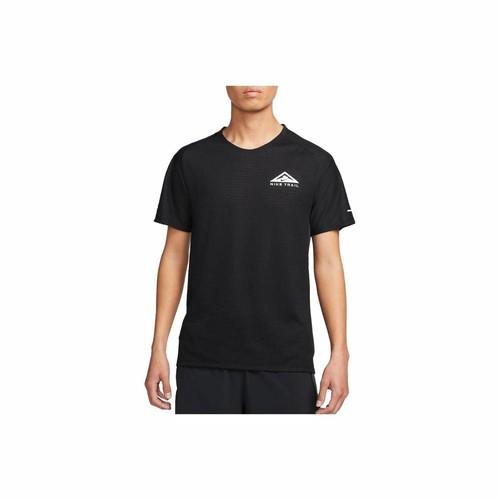 Nike Printed Letter Crew Neck Casual Short Sleeve T-Shirt for Men Black