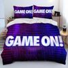 Gamer Game Over Cartoon Comforter Bedding CollectionDuvet Cover Bed Collection Quilt Cover PillowcaseKing Queen Size Bedding Collection Adult Boys