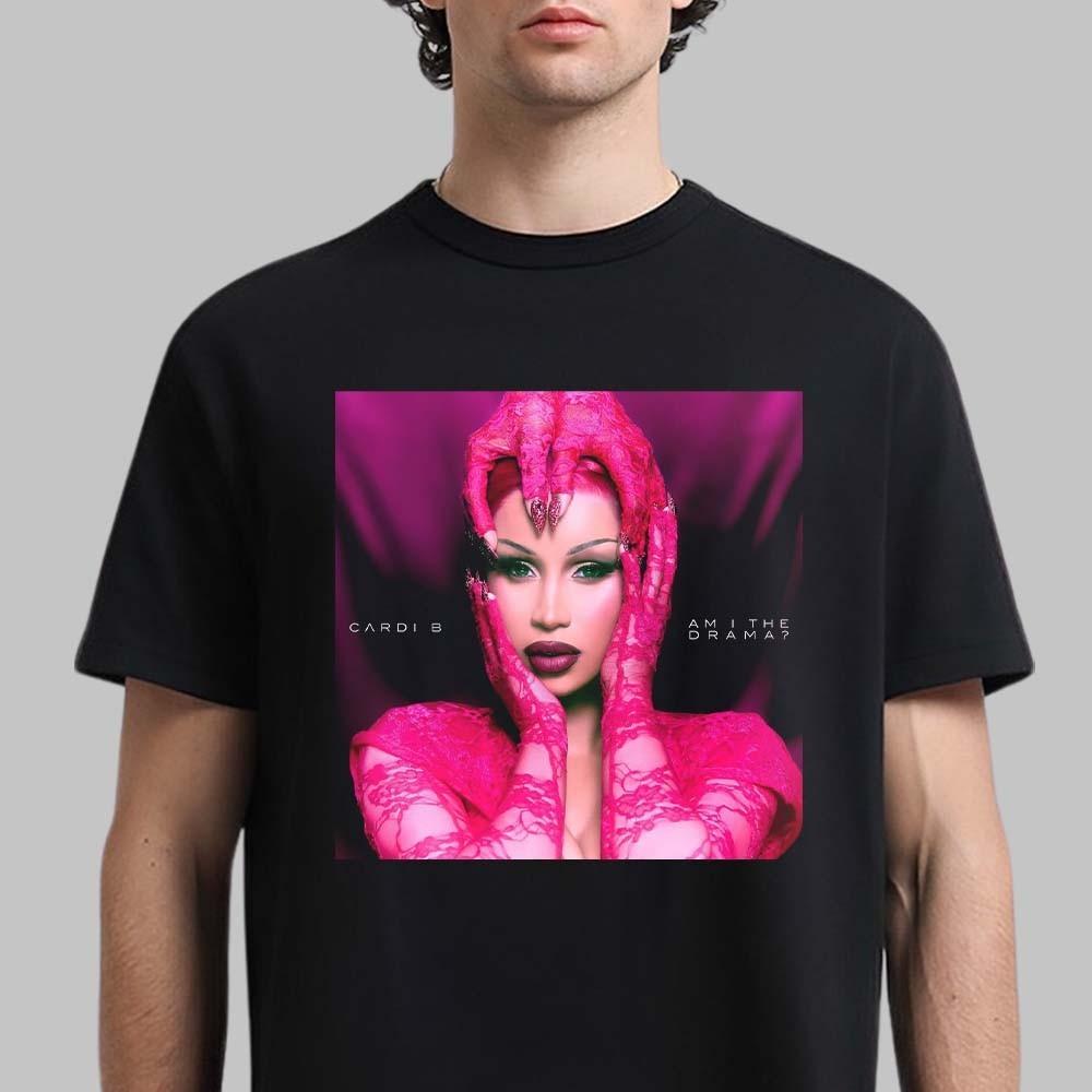 Cardi B Alternate Am I The Drama Album Cover Unisex T-Shirt Gift for Friends All XXXXL