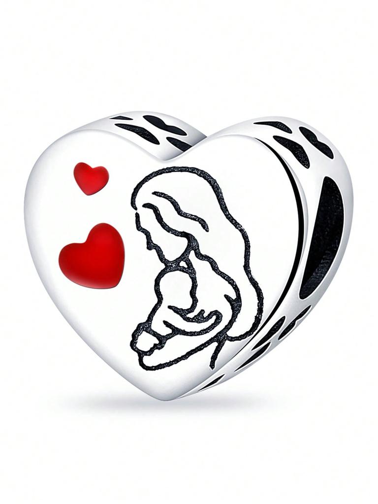 Charms Plata Copper Colors Family Love Beads Charm Beads Charm Pendant For Original Bracelet For Women Diy Jewelry Love Gift