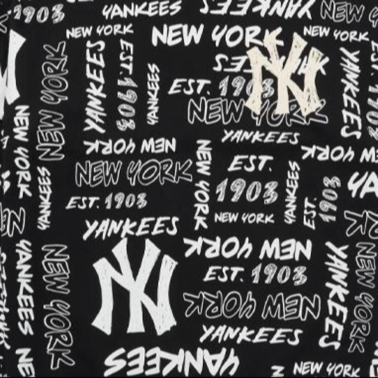 New MLB New York Yankees Sweatshirts Man Black 3AMTZ0124-50BKS