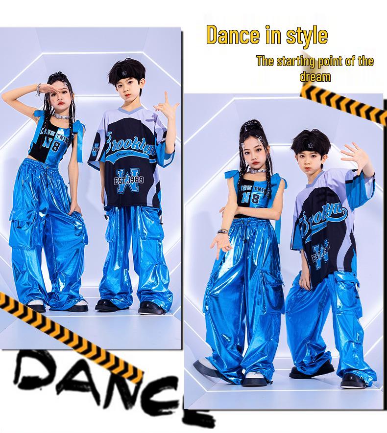 Kids' Hip-Hop Jazz Dance Costume: Trendy Boys' & Girls' Stage Outfit