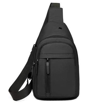 Trendy Fashion Versatile Multi-compartment Breast Bag Men's Business Commuter Messenger Bag Outdoor Sports and Leisure Shoulder Bag
