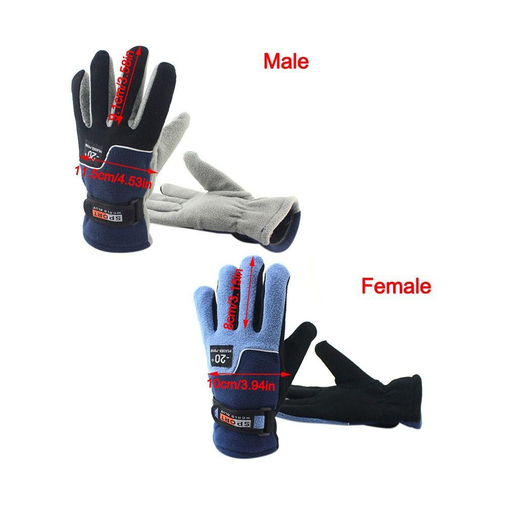 Thickened Autumn Winter Gloves Windproof Warm Mitten New Riding Cycling Skiing Gloves Outdoor