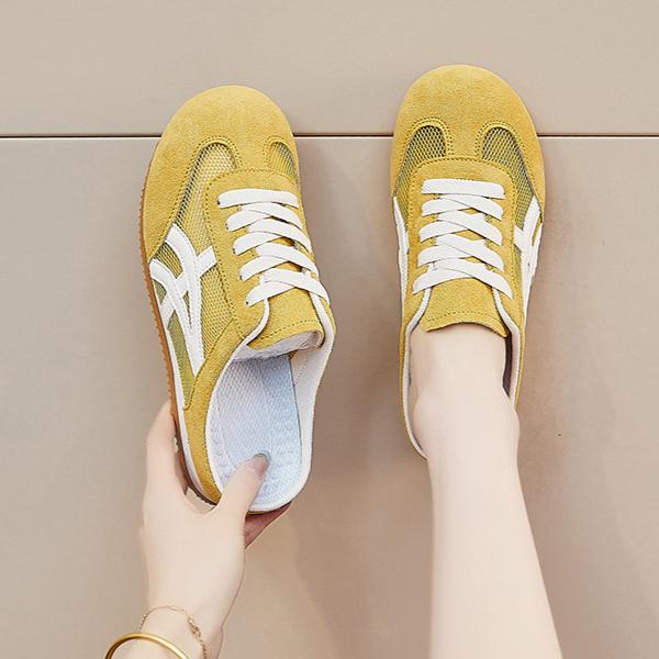 

Korean Half Top Summer Mesh Breathable Student Casual Shoes 35