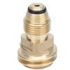 Massiver Messing-Propanflaschenadapter Für LP-Flaschen-Serviceventil Schnellkupplung POL zu QCC1 Adapter Konvertiert POL zu QCC1/Typ 1