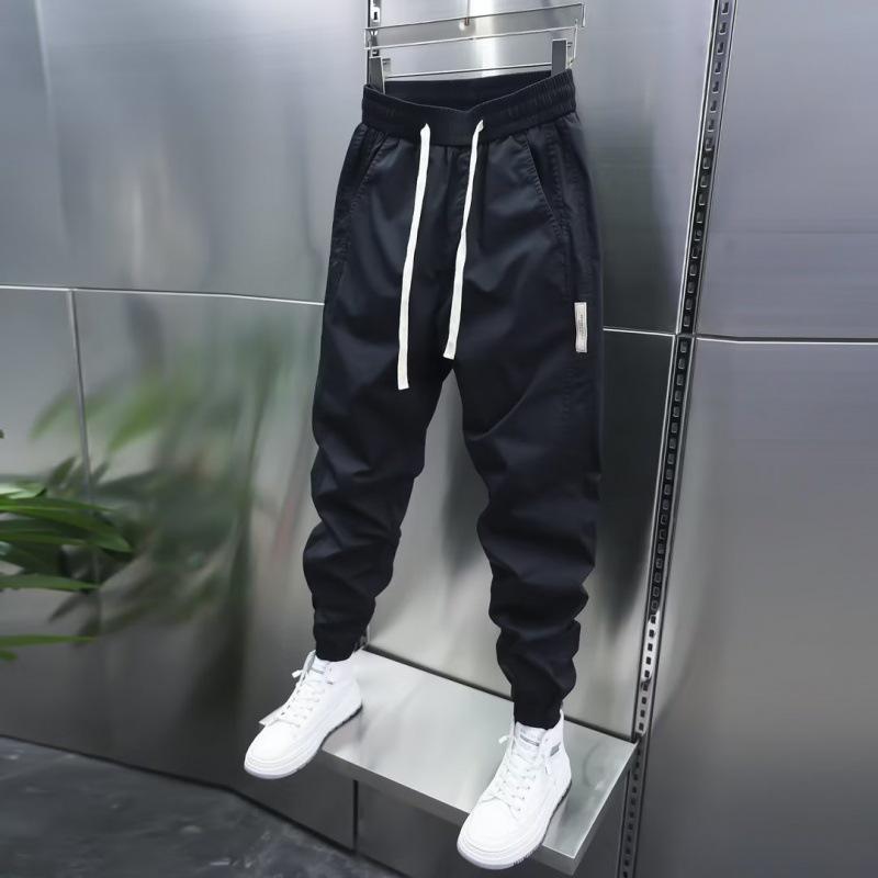 2023 Men's Trendy Cropped Pants: Casual Spring & Autumn Sports Style