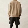 Fear of God Essentials SS21 Fleece-Lined Mockneck Sweatshirt Unisex Tops Moss FOG-SS21-582