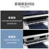 For ZEEKR 9X Central Control Both Sides Air Outlet Cover Stainless Steel Air Conditioning Port Dust Cover Car Interior Accessory