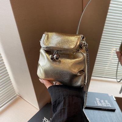 Borsa a tracolla mini da donna di alta moda, elegante, cento in morbida pelle, - alla moda, leggera, convertibile, a spalla, porta cellulare