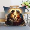 Jesus Christ Pillow Case Cushion Cover Polyester Pillowcase Decorative Sofa Cushion Pillowcase Home Decor