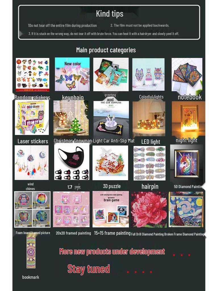 Diamond Painting DIY Notebook: Special-Shaped Shiny Design, 50 Pages, Perfect Christmas Holiday Gift