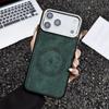 Wireless Charging Magnetic Leather Case For iPhone 17 16 15 14 13 12 11 Pro Max Plus For Magsafe Bumper Shockproof Cover