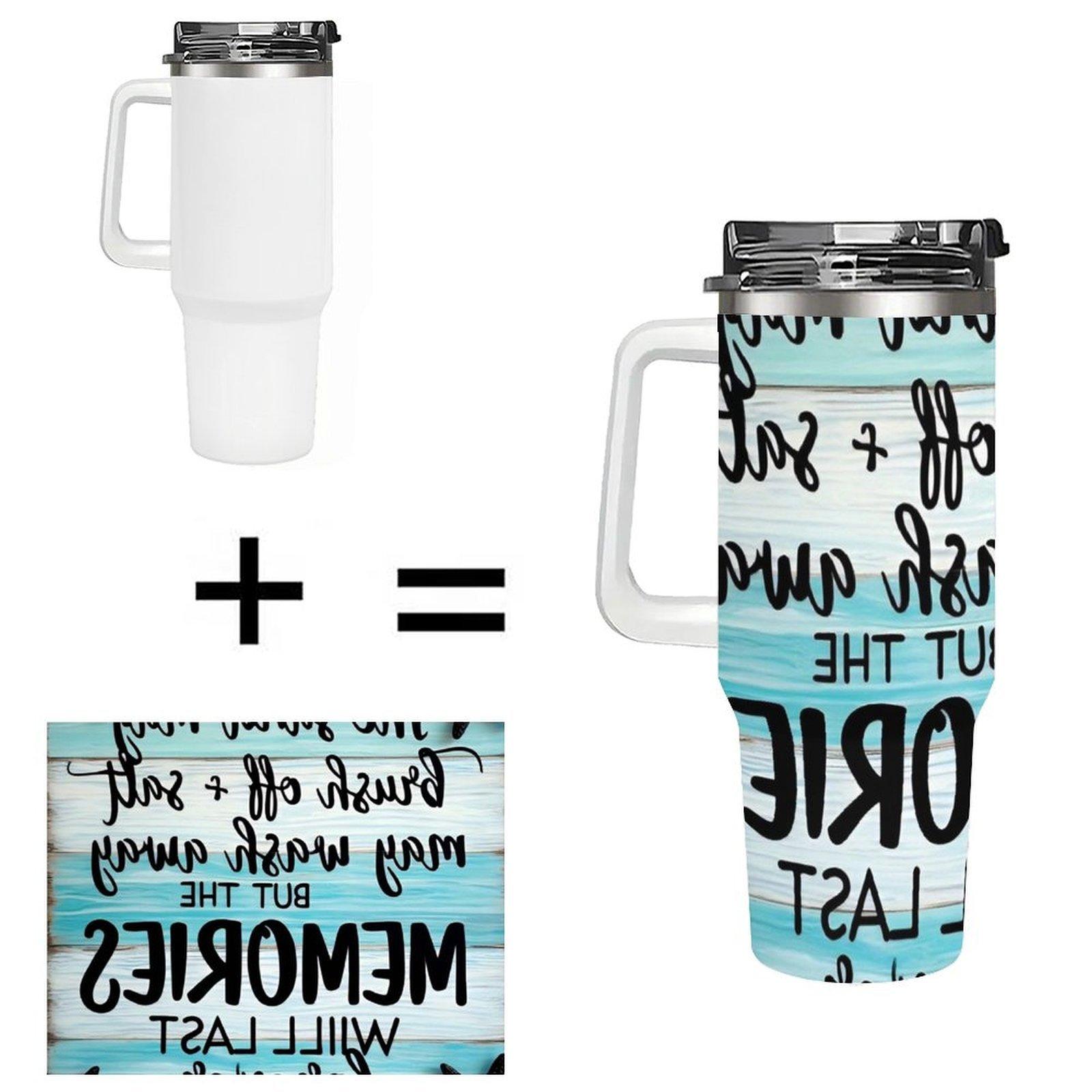 Custom Logo 40oz Tumbler for Promotional Gifts Personalized 40 oz(1133.98g) белый