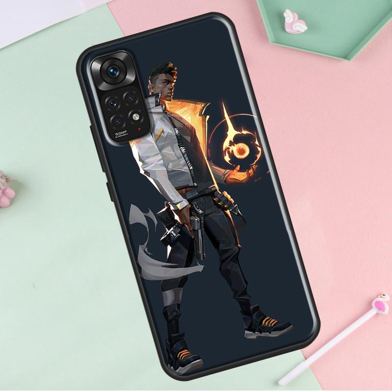 

Чехол Valorant Game для Redmi Note 12 Pro Plus для Redmi Note 10 8 9 11 Pro 12S 11S 10S 9S 9C 10C 12C Redmi Note 8