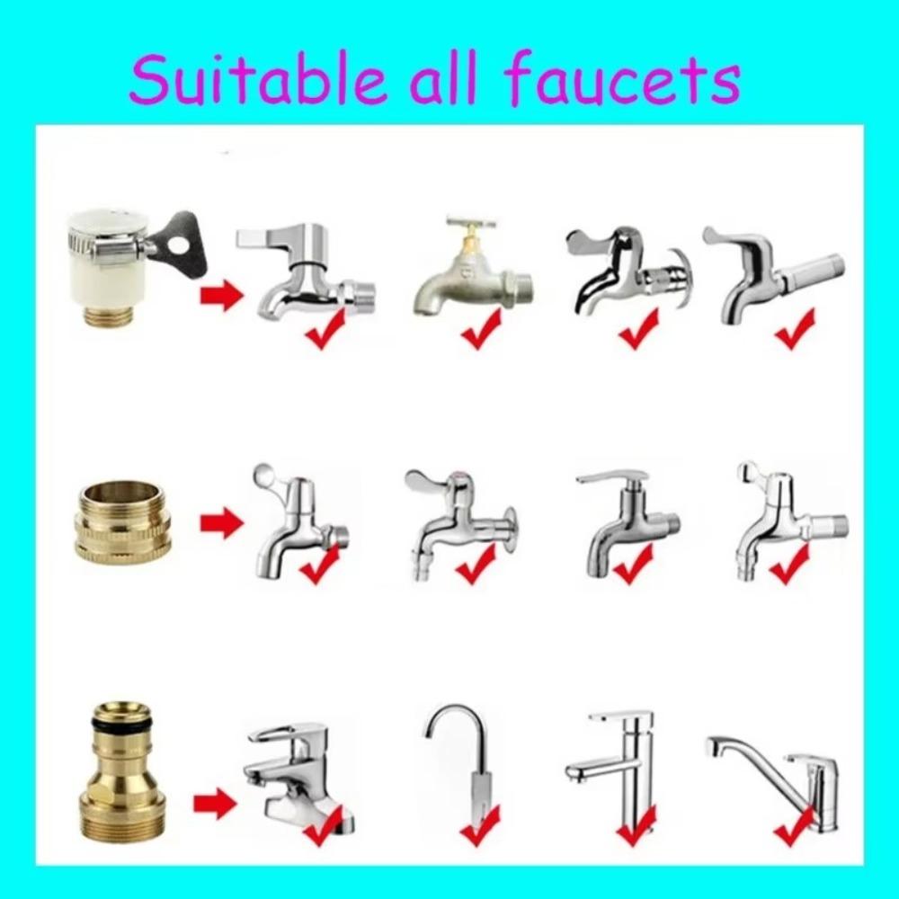 Universal 1 Set Tap Connectors Practical Faucet Tap Connector Garden Tools