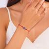 Nuovo Design 10 Stili Corda Rossa Portafortuna Occhio Blu Braccialetti per Donne Braccialetti Intrecciati Fatti a Mano per Coppie Amuleti Gioielli di Amicizia