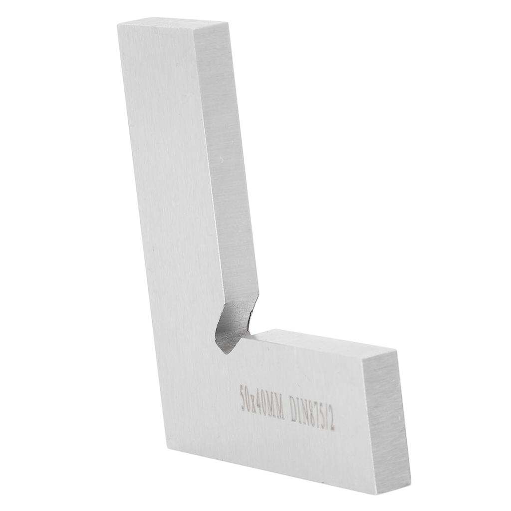 Machinist Square 90 Degree 50x40mm Right Angle Machinist Square Ruler Engineer Tool for Woodworking