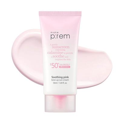 Soothing Pink Tone-up Sunscreen 50ml (SPF50+)