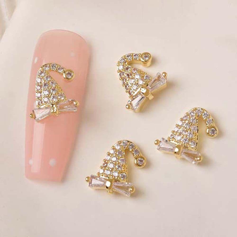 

Elk 3D Nail Jewelry Christmas Nail Drills Snowflake Nail Rhinestones Christmas Nail Decorations J-2pcs
