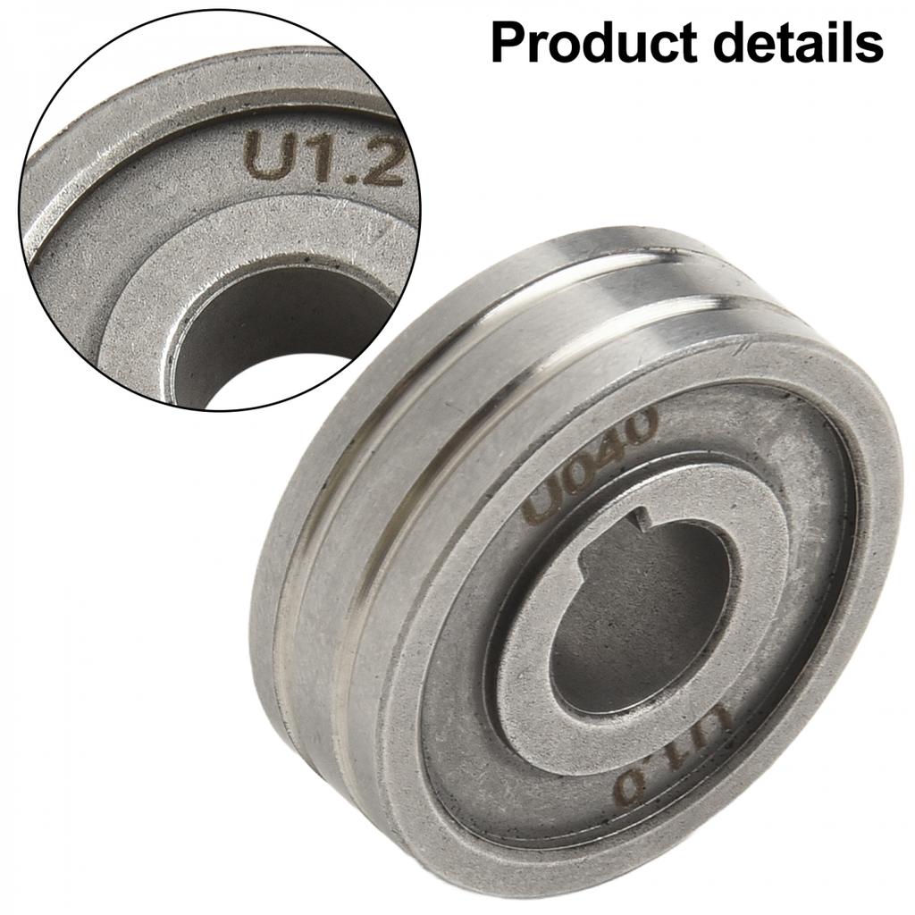 0,6/0,8/1,0mm Vodicí kolečko drátu 1ks Příslušenství Stříbrné V-drážka/U-drážka