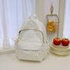 Schoolbag Korean Ins Personality Gentle Lace Junior High School Backpack Large Capacity Middle School School Bag Women's Backpack