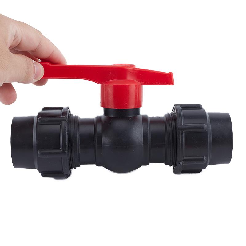 20/25/32 mm Vodní trubka Rychlospojka kulových ventilů Pe trubice Příslušenství
