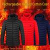 Unisex USB Heated Hooded Jacket for Outdoor Activities