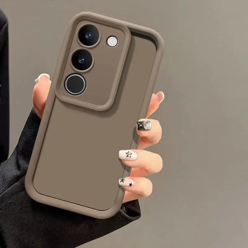 For Vivo V30 Lite 4G Case For Vovo V40 SE V40SE T3 T 3 V30Lite Mobile Phone Cases Camera Anti Drop Protection Soft Cover Carcase