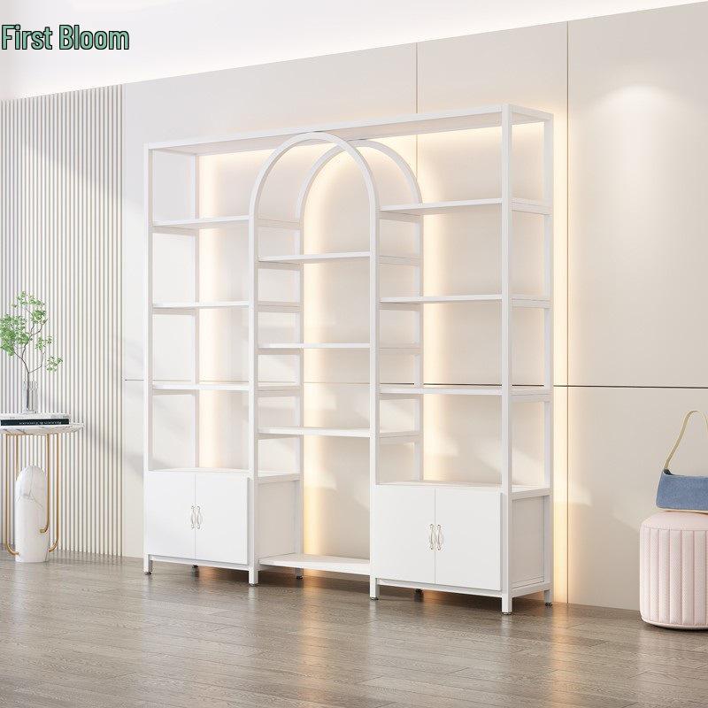 Elegant Display Stand: Nail Art and Skincare Storage Rack for Beauty Salons