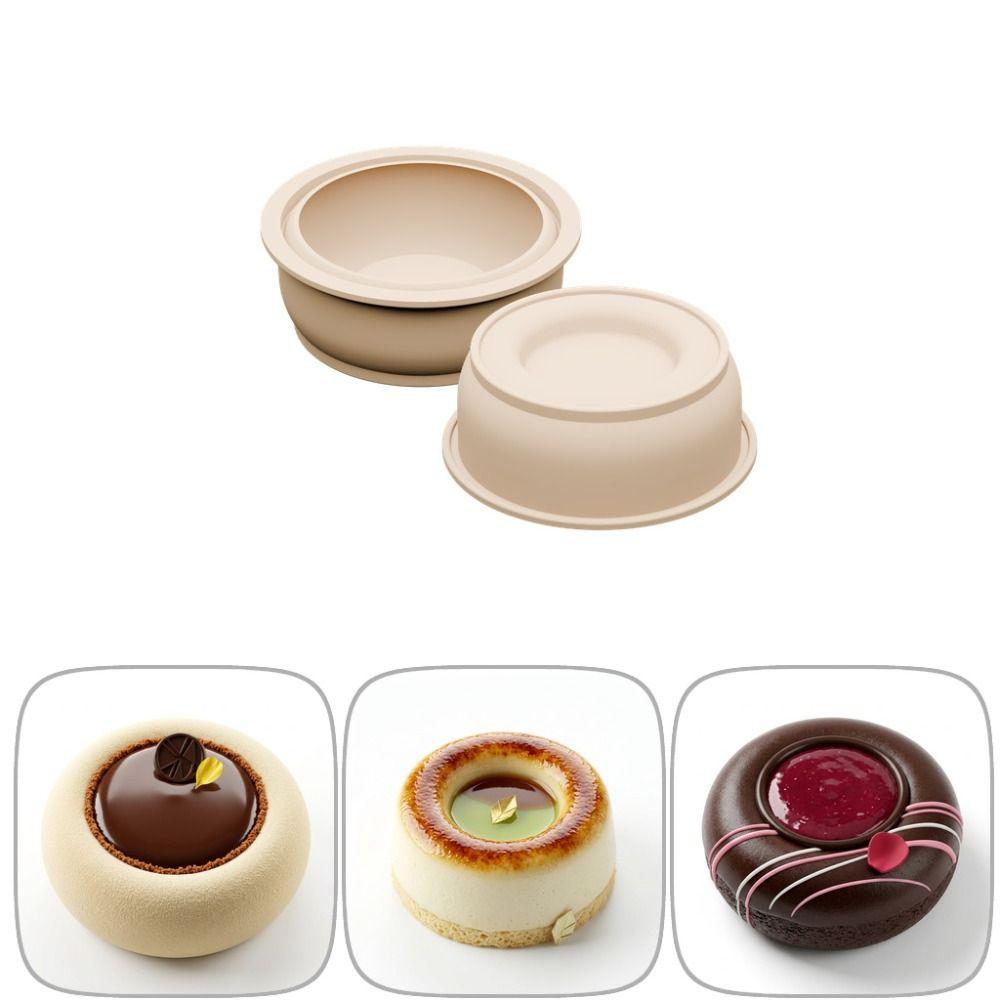 4 inch Chocolate Dessert Mold Food-Grade Silicone French Pastry Baking Mold  Pastry Making