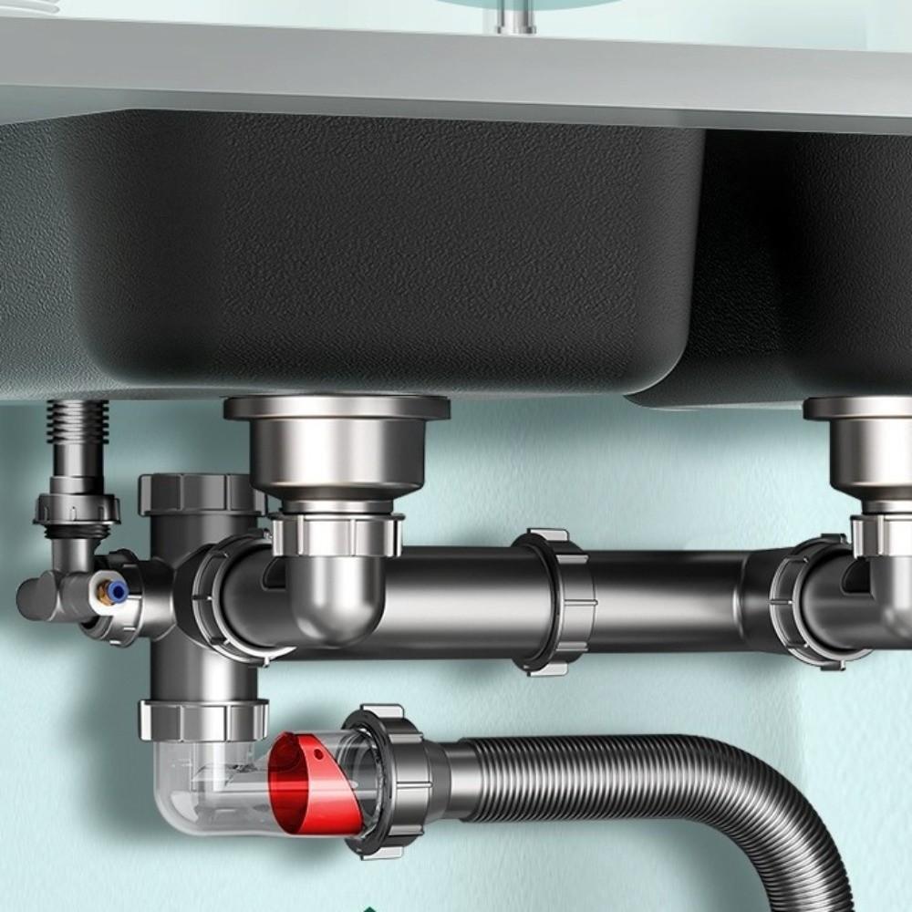 Curved Tube Sink Drain Check Valve Plastic Downpipe Tube Pipeline Accessory Pipeline Accessory